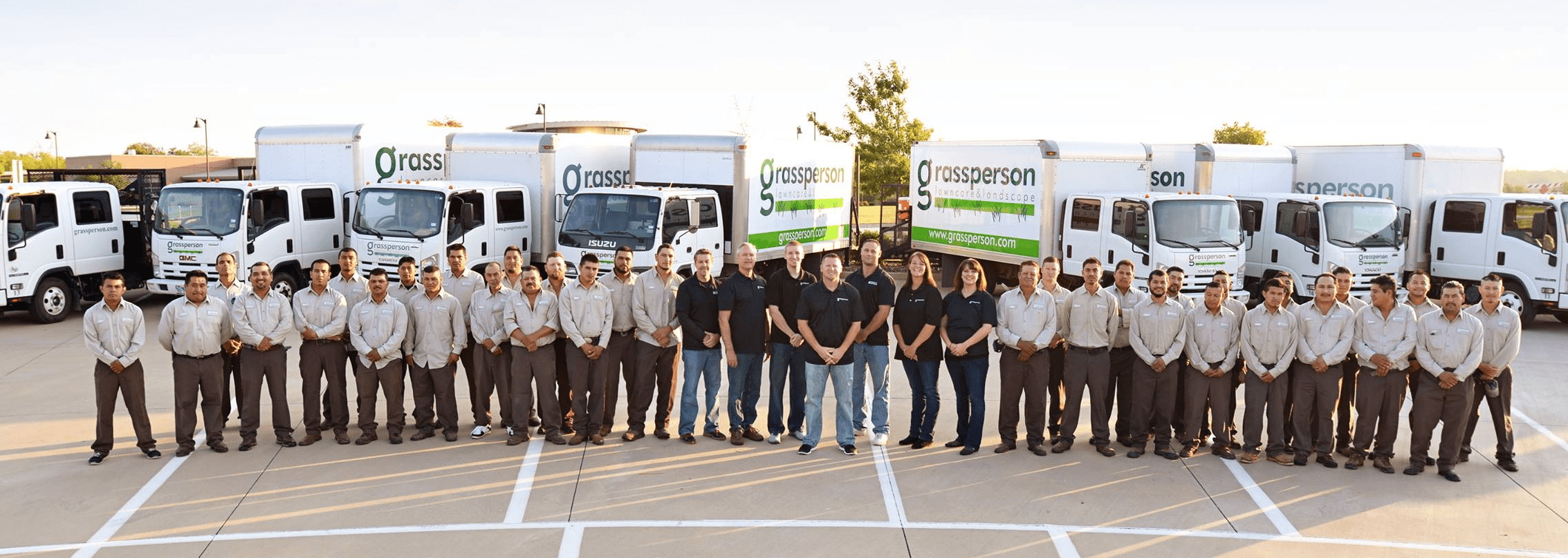 Grassperson landscape maintenance team