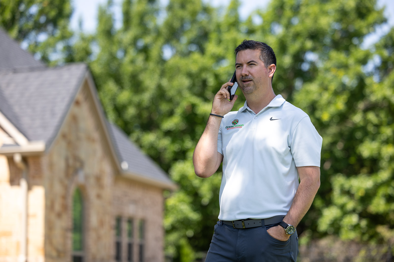 account manager talking on phone 1