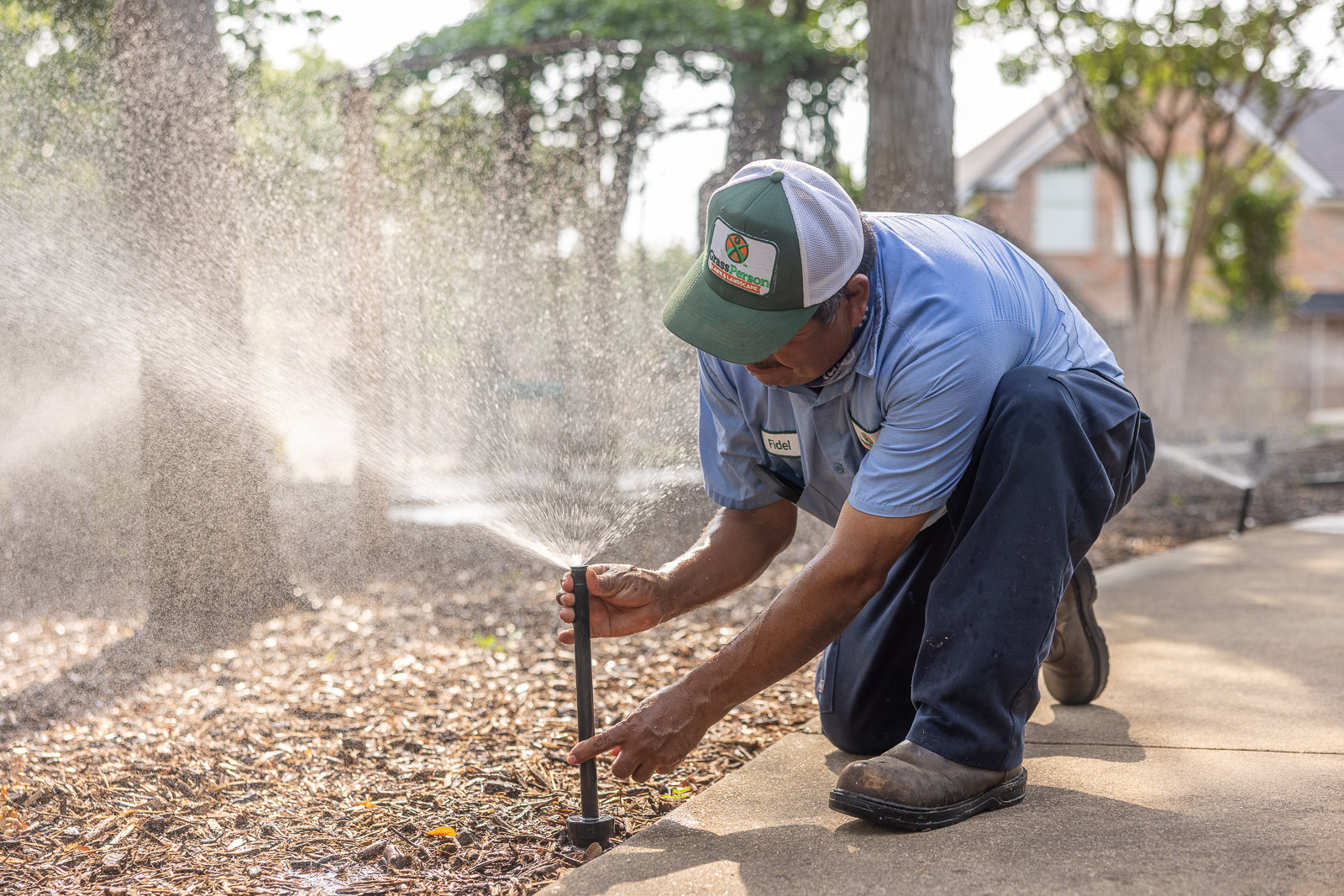 irrigation installation crew maintenance 