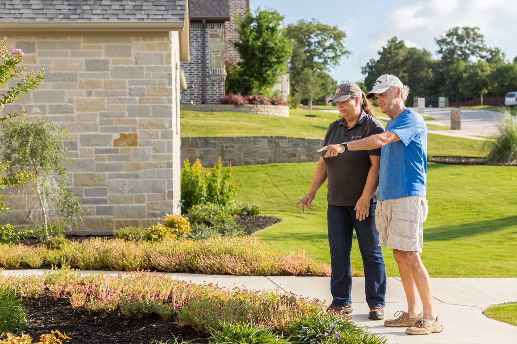 customer planting team inspection