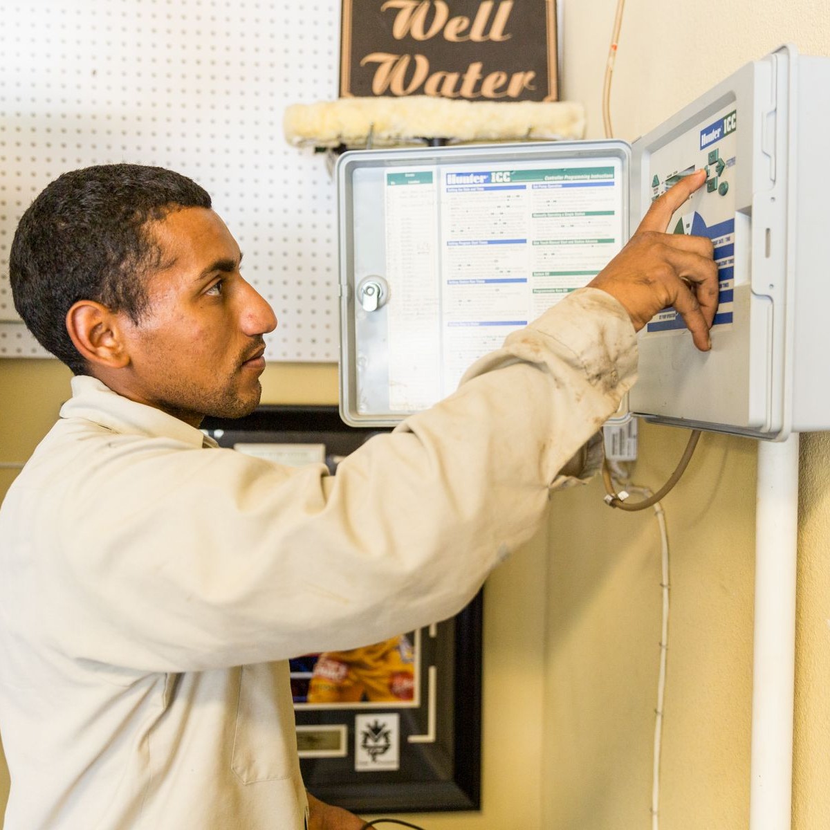 irrigation technician controls 4